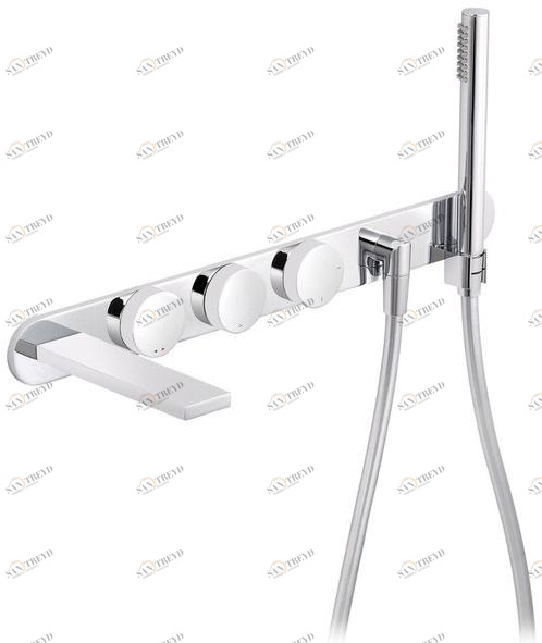 rvb Настенный металлический водопад в современном стиле с ручным душем Tune 4695.--.71