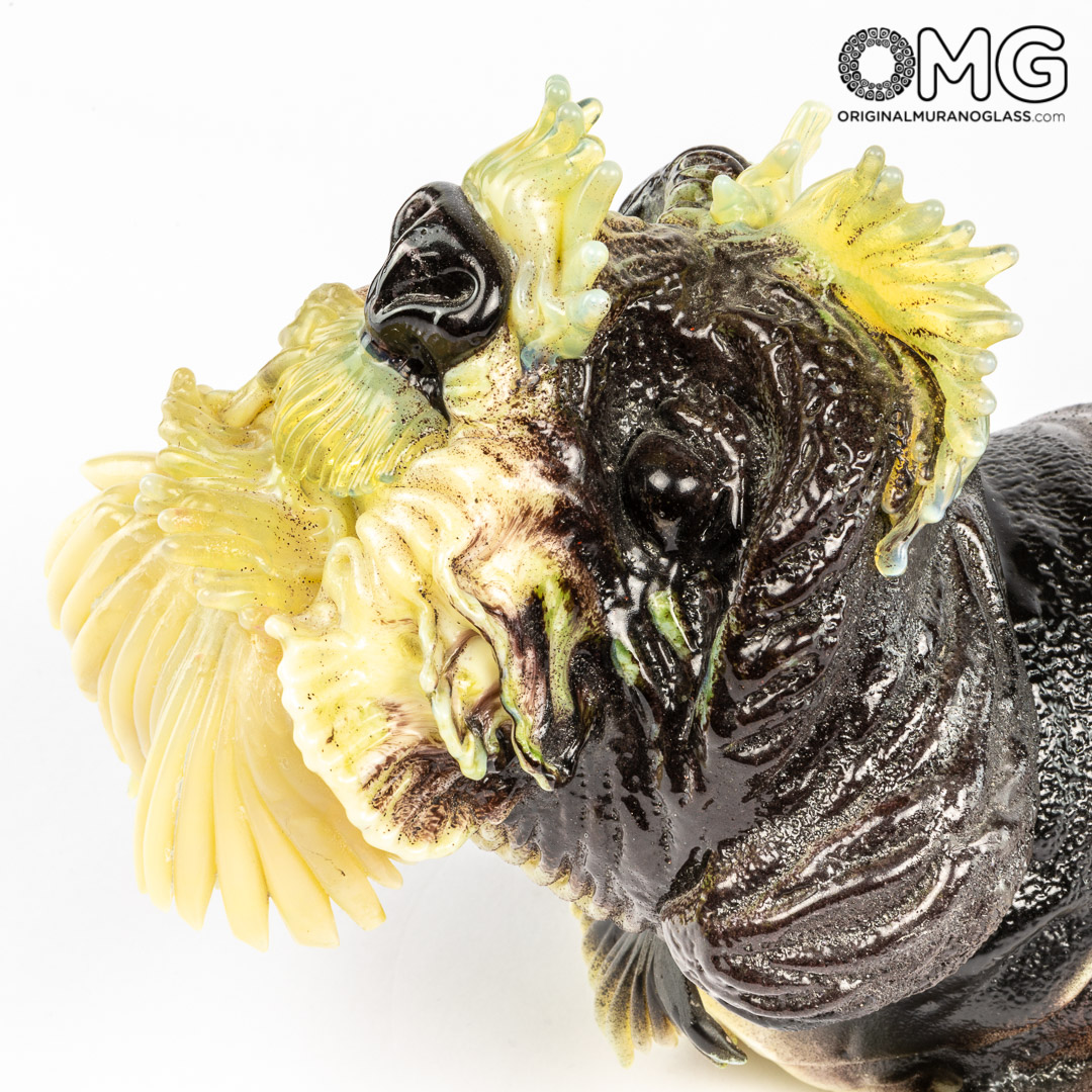 3522 ORIGINALMURANOGLASS Скульптура Пёс - Пино Синьоретто - муранское стекло OMG 42 см  - Вид №1