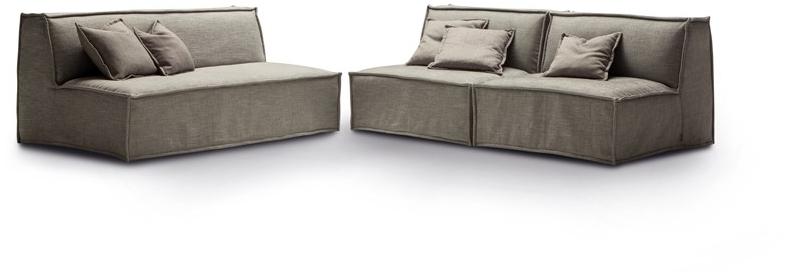 Milano Bedding Мягкий пуф со съемным чехлом из ткани Tommy sun-id-1485605 - Вид №2