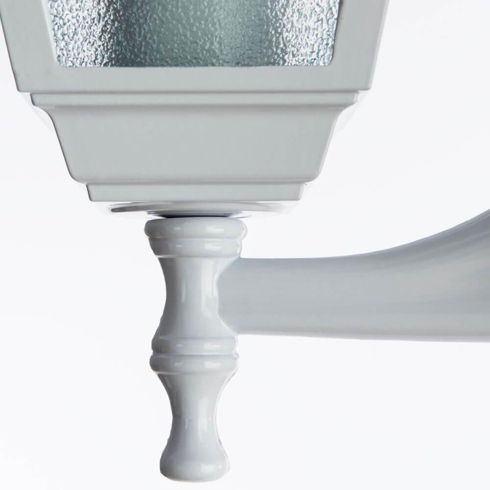 Уличный настенный светильник белый Arte Lamp Bremen A1011AL-1WH ARTE LAMP ПОД СТАРИНУ, ФОНАРЬ 00-3897321 Белый  - Вид №1