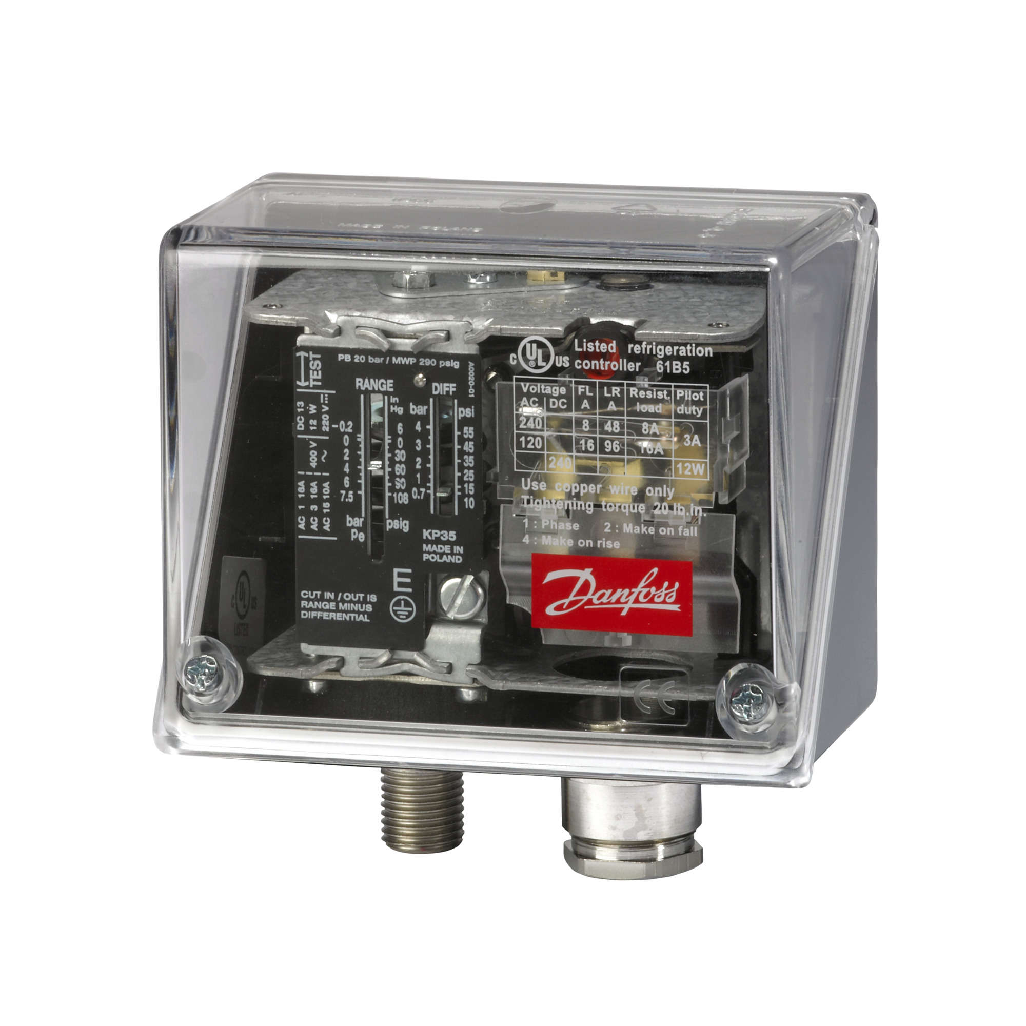 Danfoss KPI — реле давления для общепромышленного применения KPI 36 Реле давления 060-319366  - Вид №25