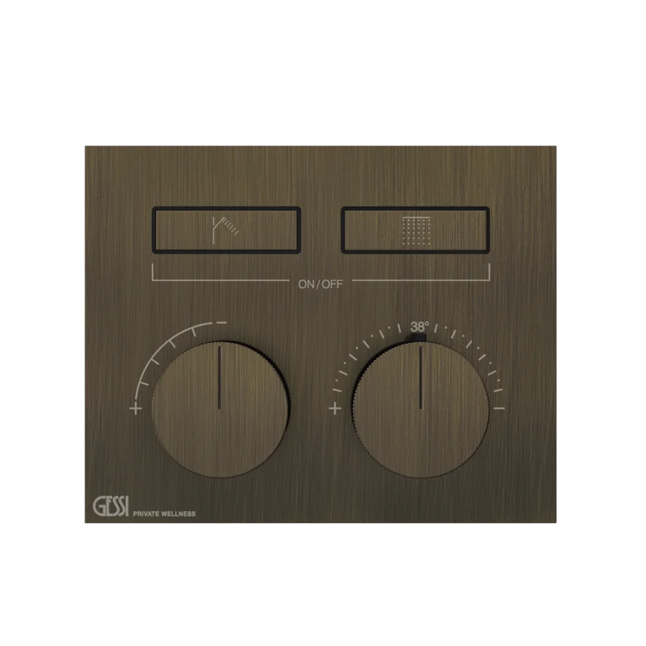 Смеситель для душа 63004 713 Gessi Hi-fi СТАРИННАЯ ЛАТУНЬ 63004713