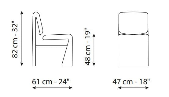 Тканевый стул BONALDO Авангард ARCH-00087848 - Вид №2