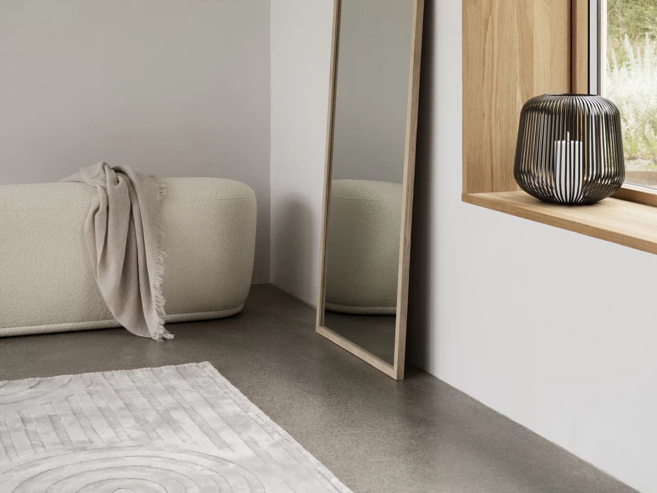 Прямоугольный однотонный коврик из вискозы blomus UZU ARCH-00075434 - Вид №8