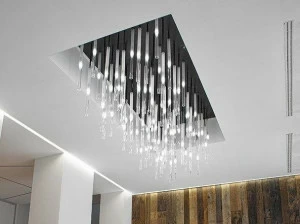 PANZERI Подвесной светильник из стекла Candle M 9533-s