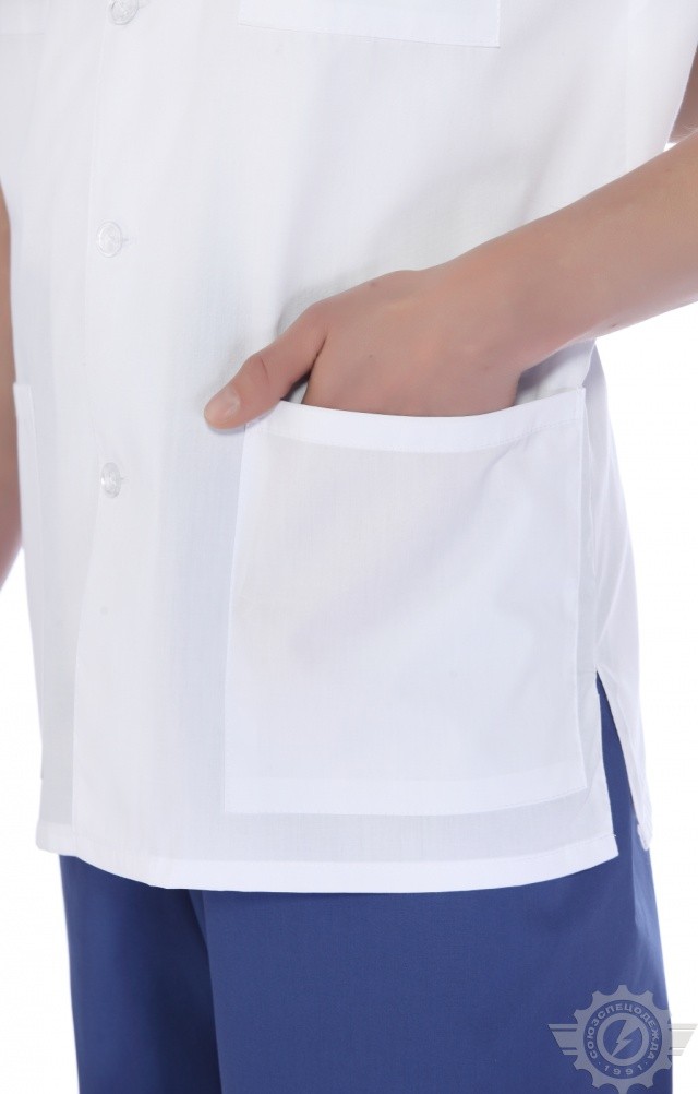 67284 Костюм "Технолог" мужской василек  Медицинская одежда  размер 56-58/182-188 Спецодежда  - Вид №16