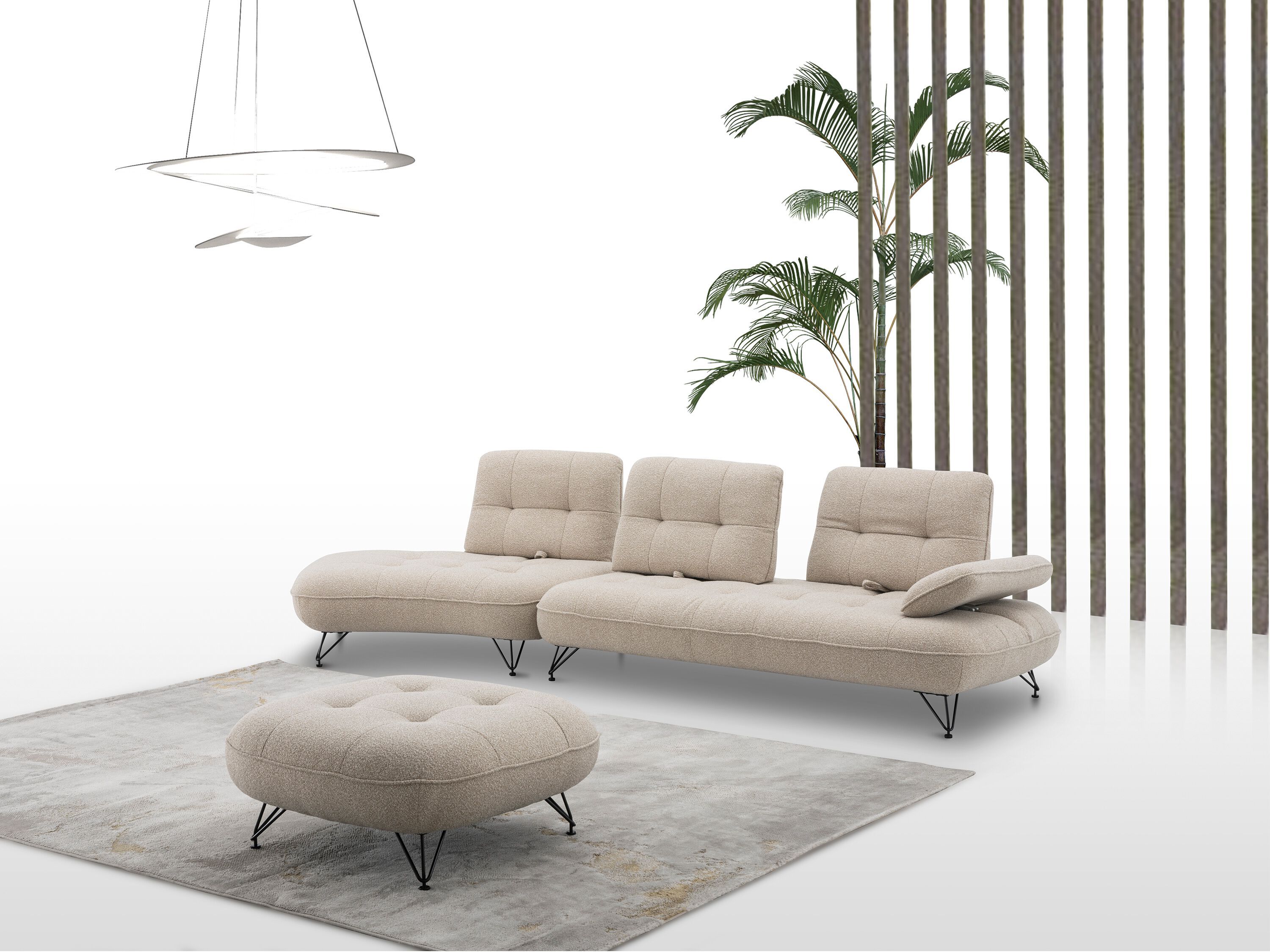 Кожаный модульный диван CAMPO DE' FIORI CL375 ARCH-00143975 - Вид №8