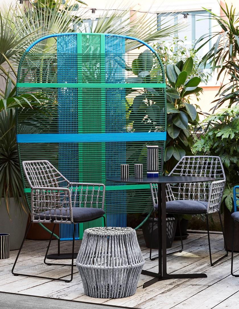 Saba Italia Садовый столик со столешницей из hpl и металлическими ножками Garden sun-id-1506463 - Вид №3