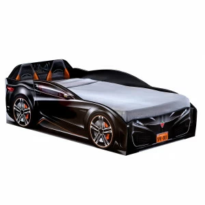 Кровать-машина детская 70х130 см черная Spyder CILEK  00-3832333 Черный