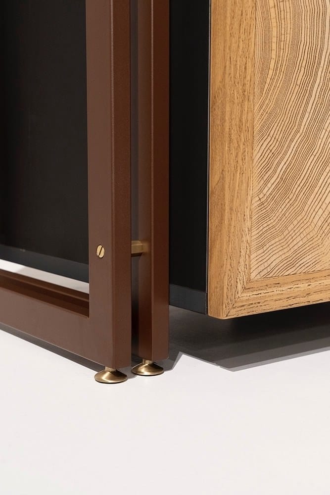 Книжный шкаф из шпона и железа Mantellassi 1926 Tury ARCH-00127110 - Вид №6