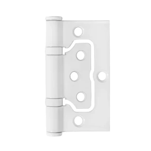 Петля бабочка без врезки Punto 75x60x2.5 мм сталь цвет белый