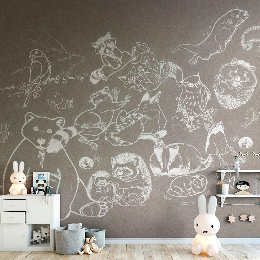 Tecnografica Моющиеся прорезиненные обои для детей Collezioni d'arte 69899 - Вид №2