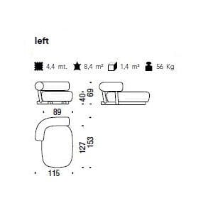 Мягкая спальная кровать MOROSO труба ARCH-00033496 - Вид №11