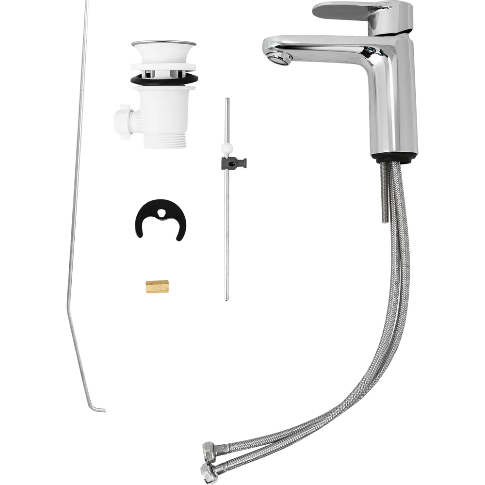 Смеситель для раковины Hansgrohe Vernis 100 однорычажный цвет хром 82773484 STLM-2158039 - Вид №3