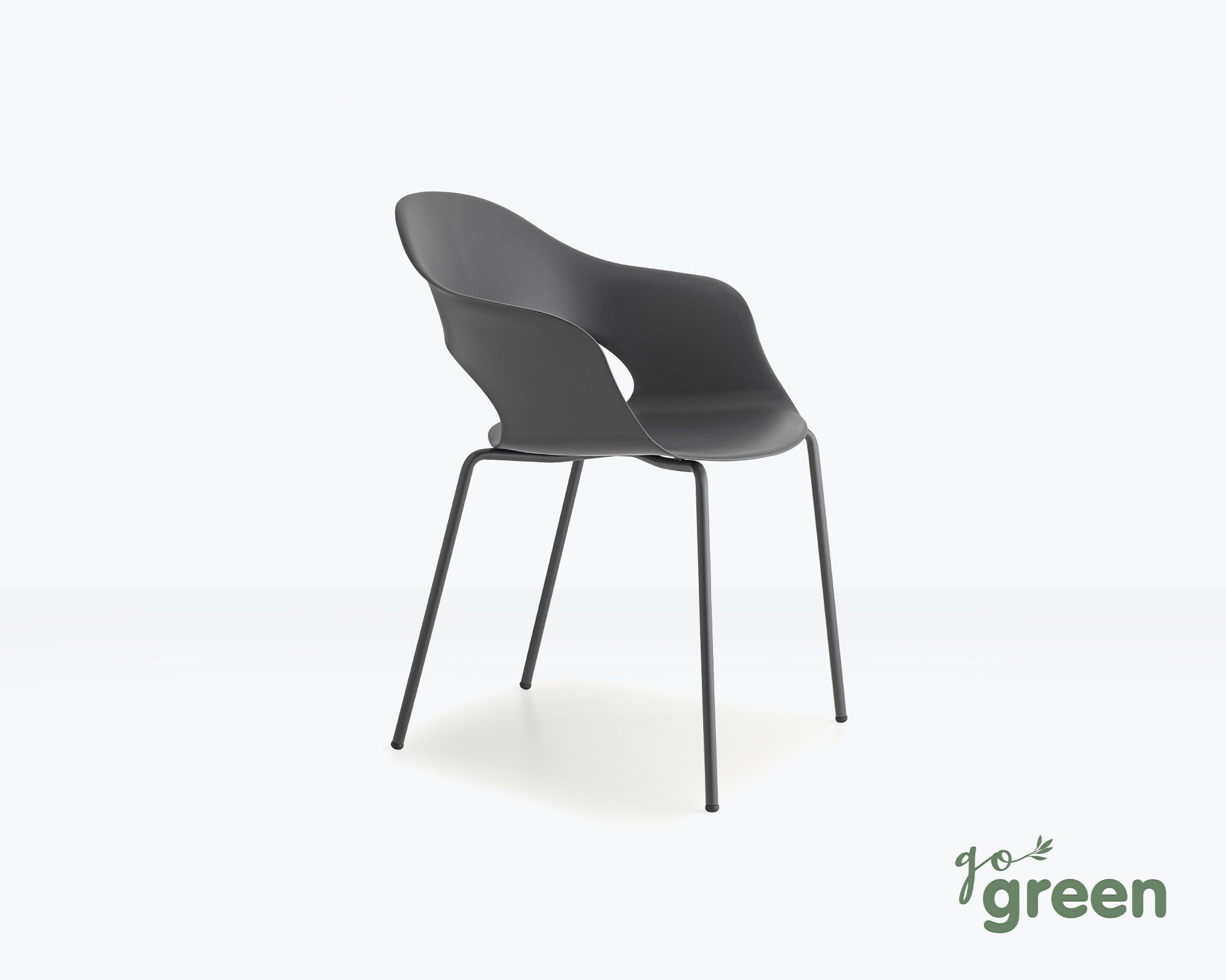 Стул из инженерного пластика с подлокотниками S-CAB Lady B ARCH-00054667 - Вид №9