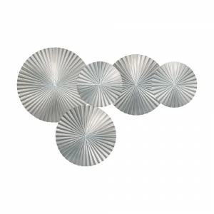 Панно декоративное настенное из дерева 130х85 см серебряное Silver-5 EVENHOME  00-3878819 Серебро