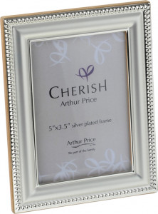 10590082 Arthur Price Фоторамка Arthur Price "Бид" 9х13см (посеребрение), п/к Посеребрение