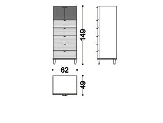 Деревянный комод OPERA CONTEMPORARY Dimitri ARCH-00082397 - Вид №3