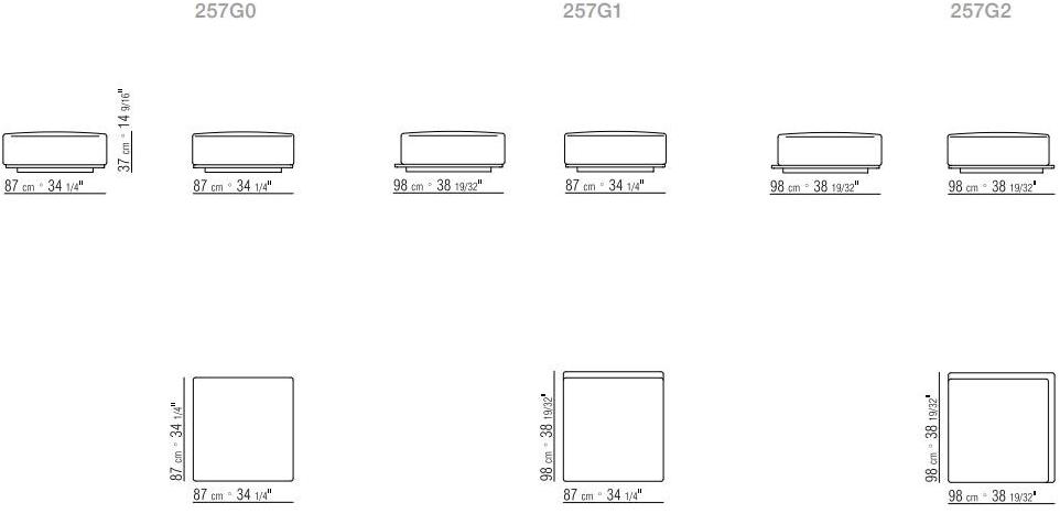Flexform Модульный уличный диван со съемным чехлом из ткани sun-id-1468634 - Вид №9