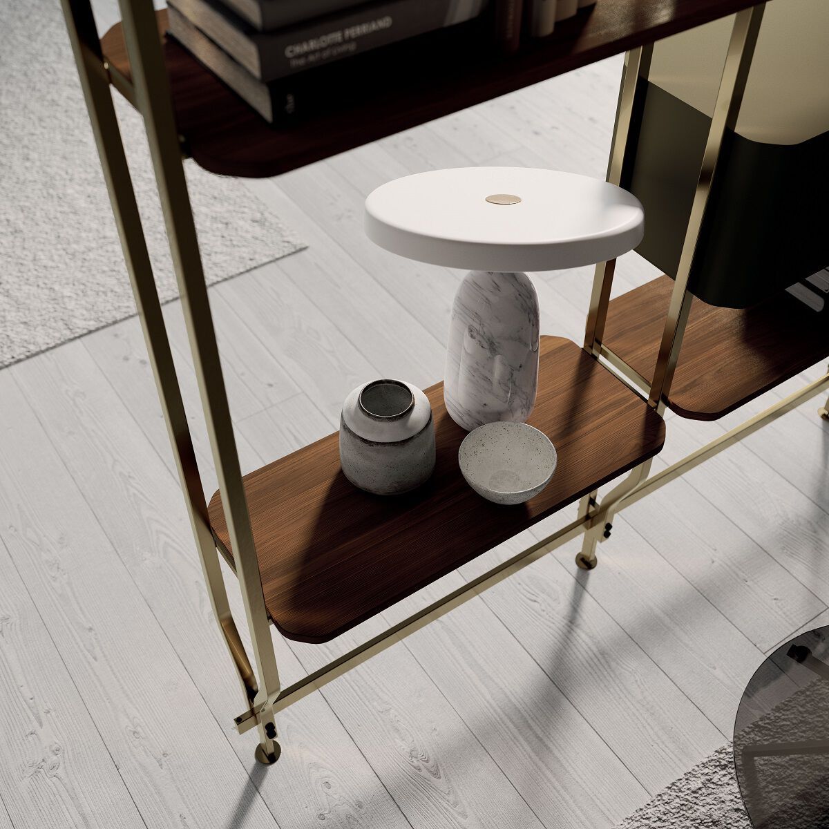 Стальной книжный шкаф Bontempi Casa CHARLOTTE ARCH-00062394 - Вид №2