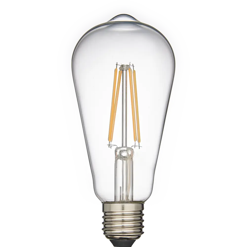 Лампа умная светодиодная Osram Smart Plus E27 220-240 В 5.5 Вт эдисон прозрачная 806 лм, теплый белый свет 89143914 STLM-2004503 LEDVANCE  - Вид №1