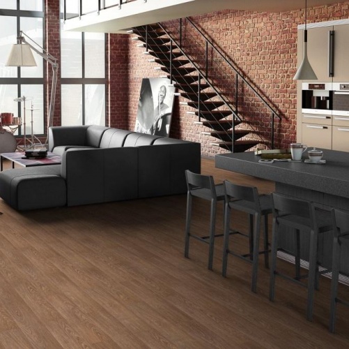 Виниловый ламинат Tarkett Lounge Ramon Дуб с брашью (Текстурированная) 914,4х152,4/101,6 мм 1000901233 - Вид №5