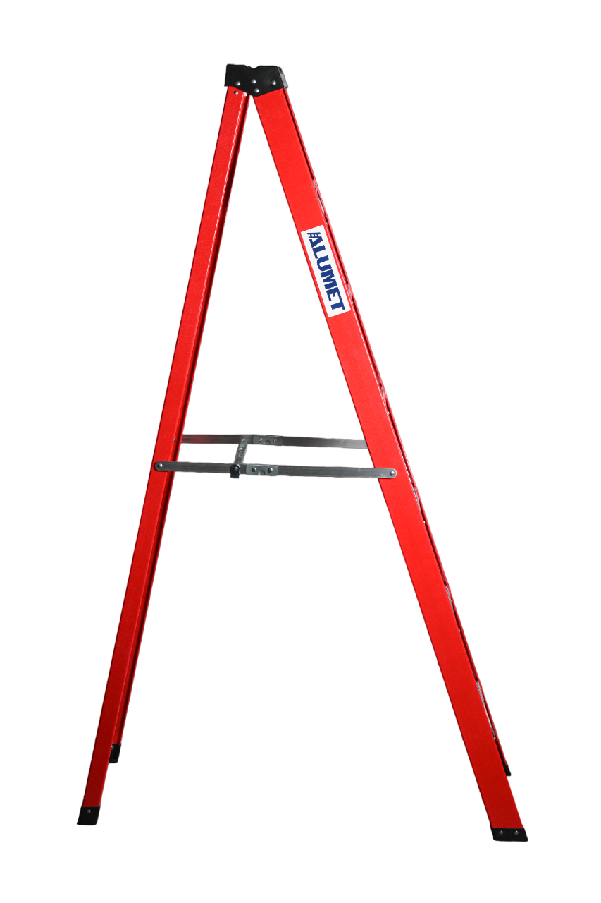 Стремянка SF 1006 стеклопластиковая 6 ступеней, Alumet, с органайзером  - Вид №6