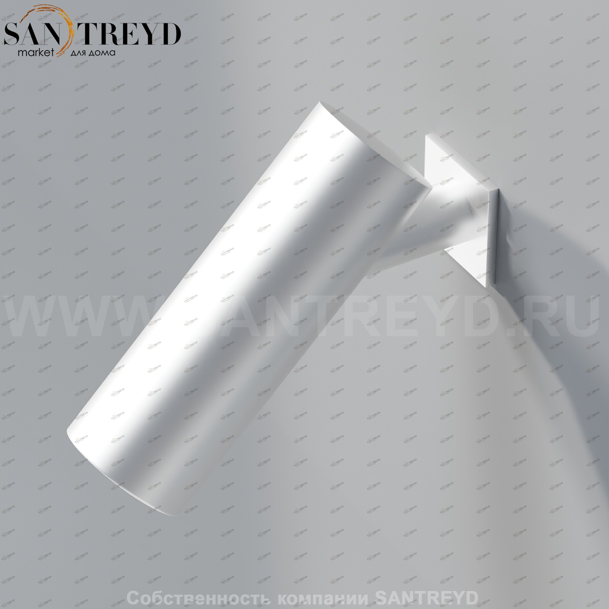 Душевая лейка CRUB0960SP SQUARE хромированная матовая Agape