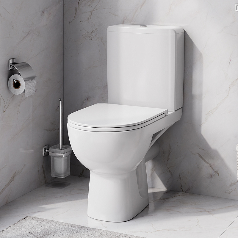 C908607SC унитаз-компакт с сиденьем микролифт AM.PM Gem - Вид №1