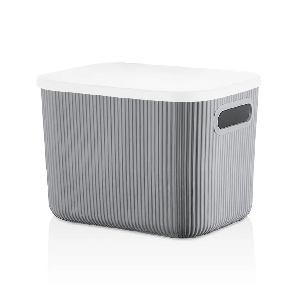 Корзинка для хранения Shell 21 л 26.1x37.4x16.4 см цвет серый 89385373 STLM-2073397 Santreyd