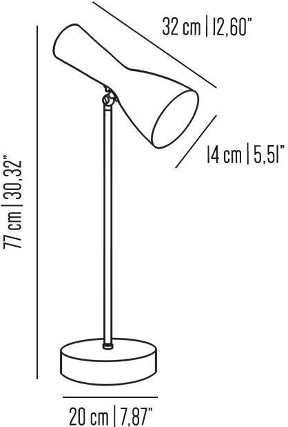 Il Bronzetto Регулируемая настольная лампа из латуни Wormhole Wor04 - Вид №26