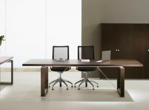 IFT Прямоугольный стол для переговоров из фанерованной древесины Electa