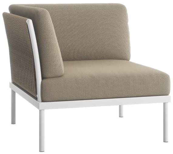 Atmosphera Угловое садовое кресло из ткани с подлокотниками Flash Fsh.pa - Вид №1