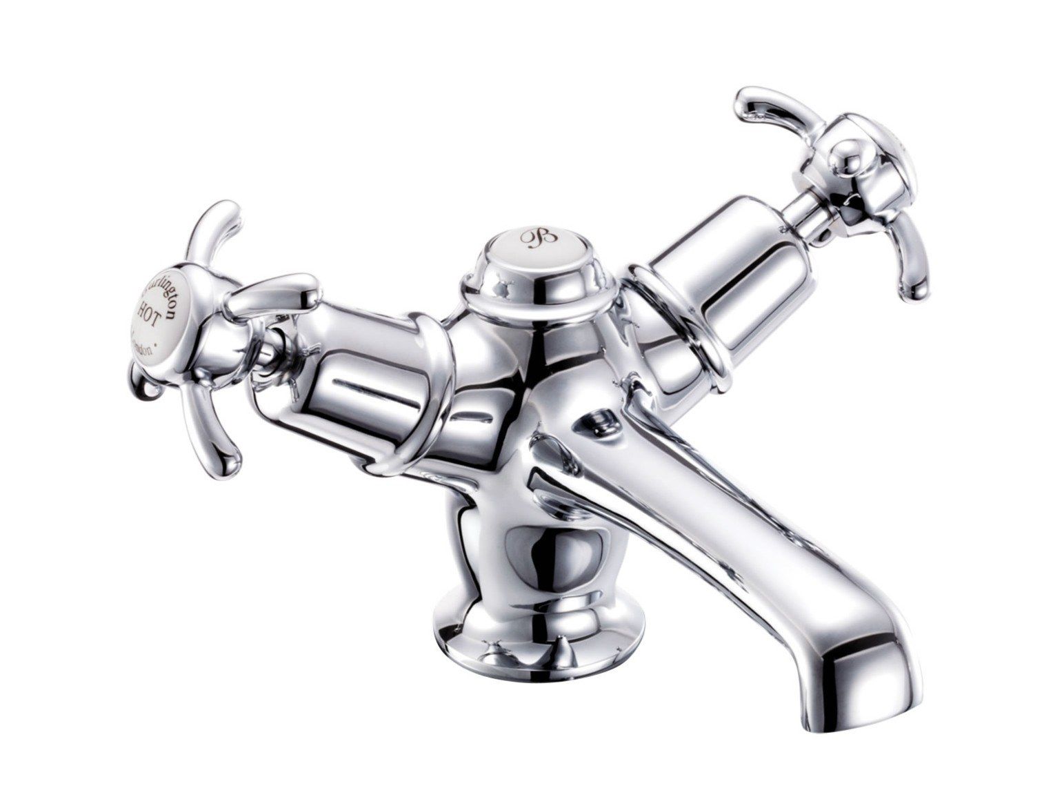 Смеситель для раковины с одним отверстием и автоматическим сливом Burlington ANGLESEY ARCH-00081622 - Вид №2