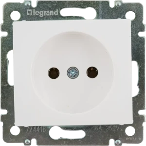 Розетка без заземления Legrand Valena IP51, цвет белый 10288853 STLM-2141177