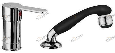 Rubinetterie Frattini Однорычажный для парикмахерской со съемным душем Mocca sun-id-1468682