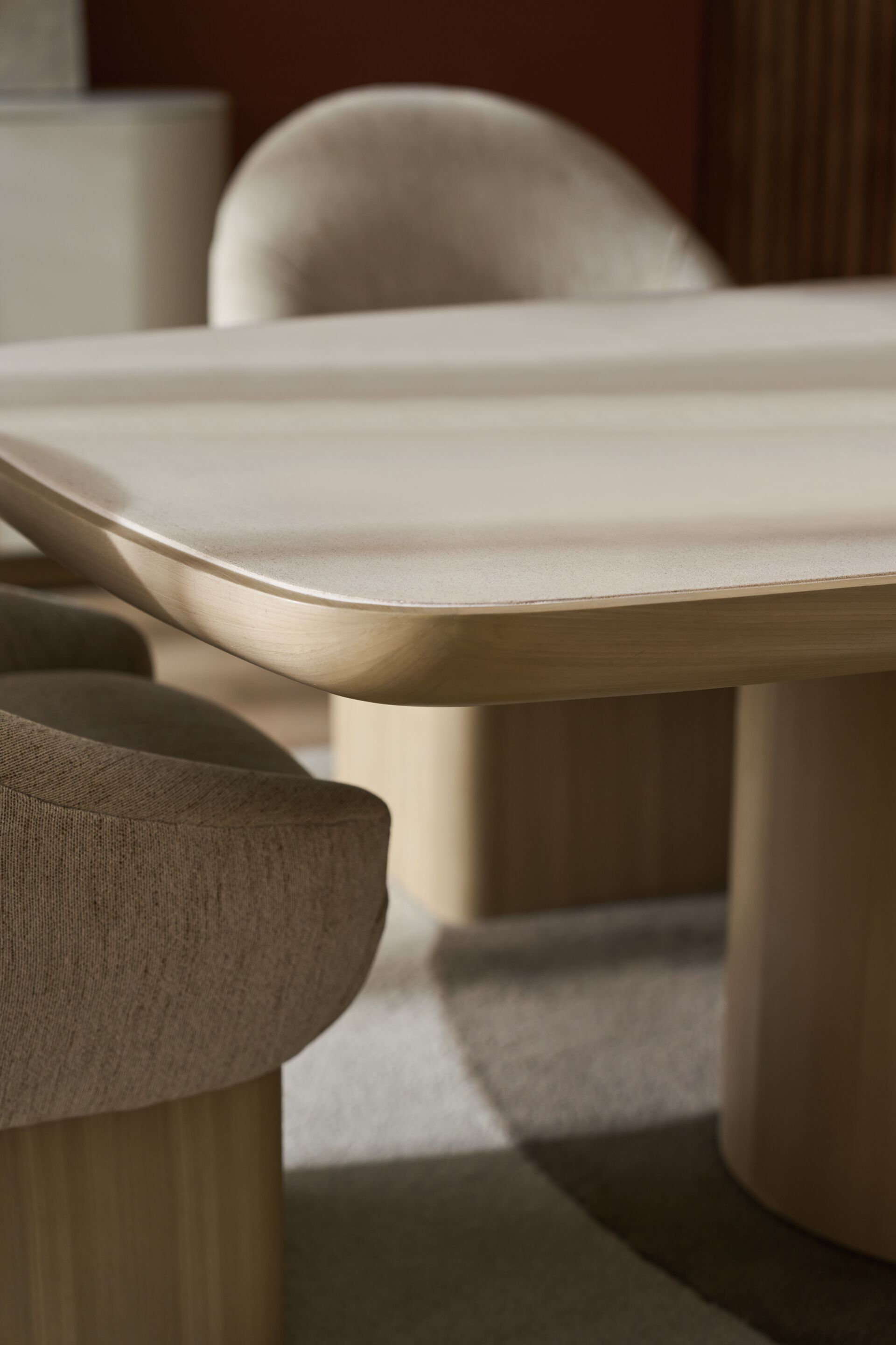 Прямоугольный стол из натурального камня Caracole SANTORINI ARCH-00031047 - Вид №1