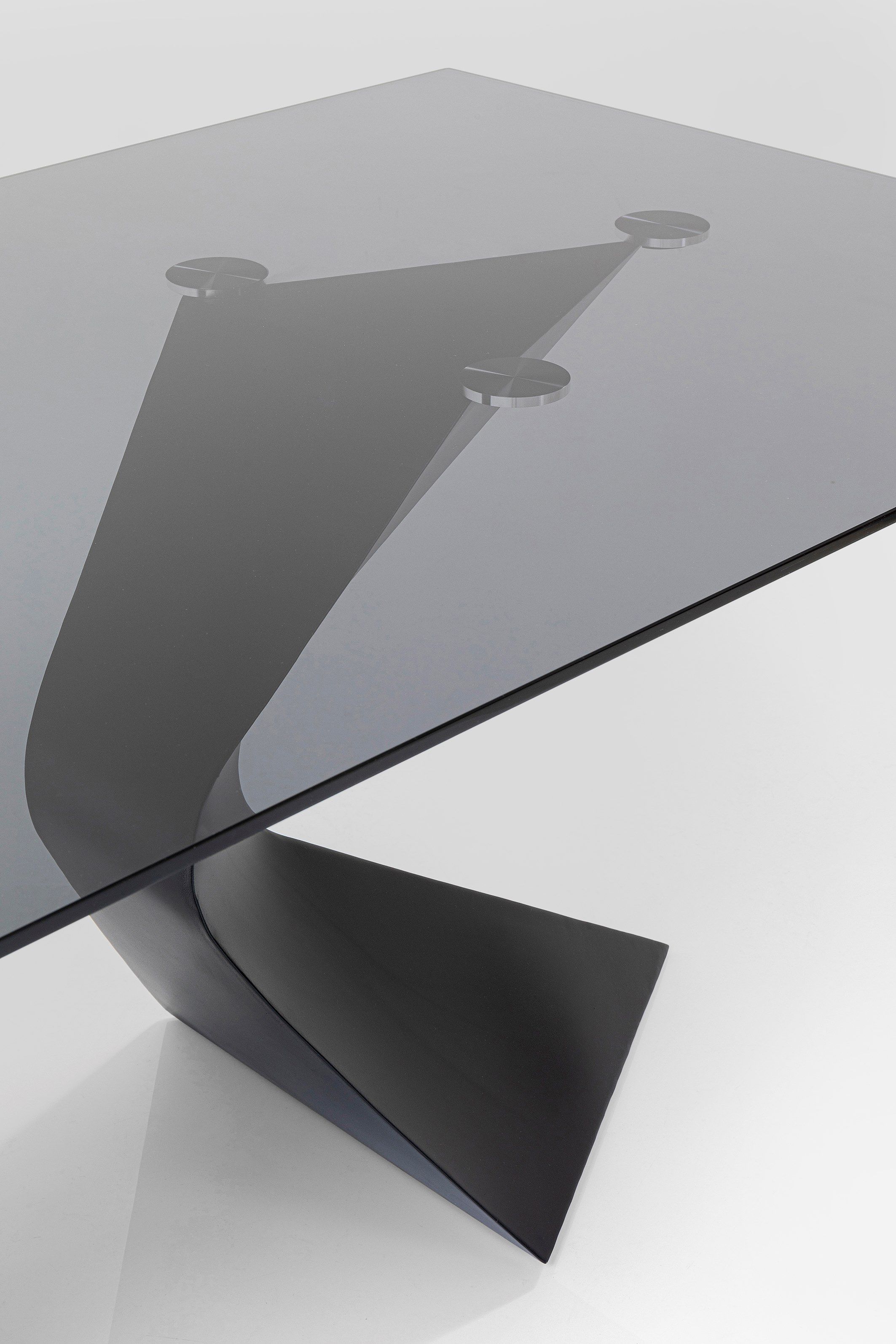 Прямоугольный стол из стали и стекла KARE Design Gloria ARCH-00144809 - Вид №4