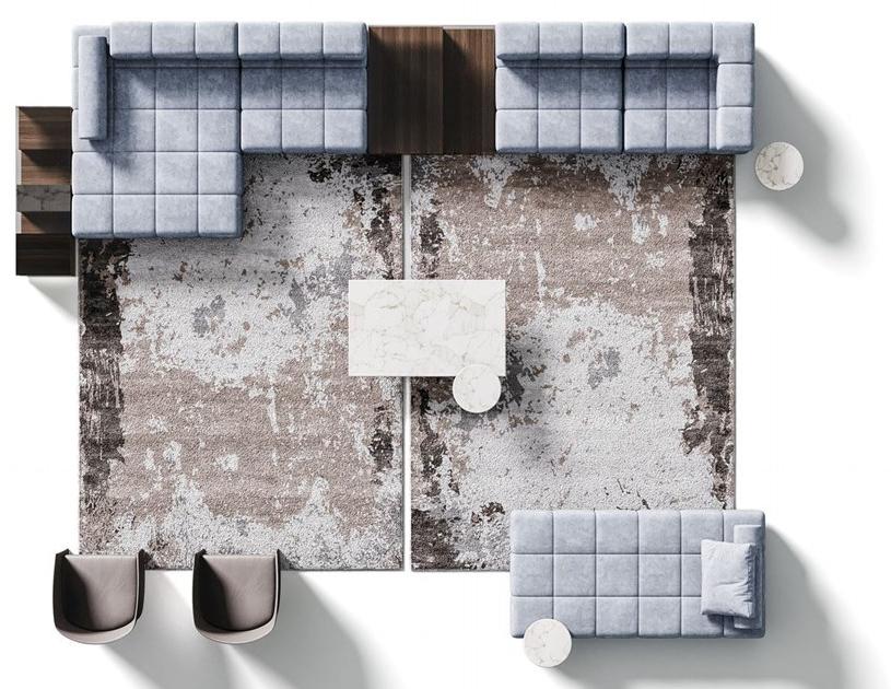 SM Living Couture Модульный модульный диван в бархате Hoffman sun-id-1368894 - Вид №3