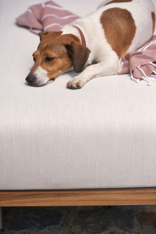 MNST1192 Большая скамеечка для ног / из teakового дерева nero black Manutti Flex - Вид №2