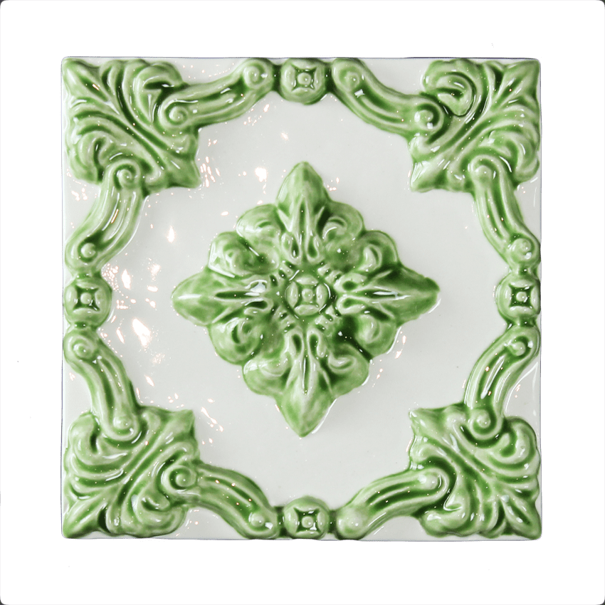 Двухцветная плитка с поливным рельефом PROVANSFAIENCE sun-id-994687 - Вид №2