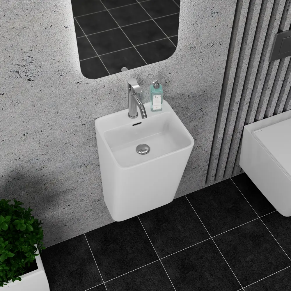 Santreyd Kapry — подвесная керамическая раковина-моноблок 60 см 89394880 STLM-1514037 - Вид №4