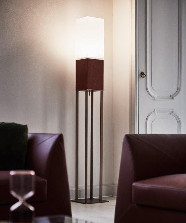 OAK LED торшер из кожи Milano collection Sc5005 - Вид №1