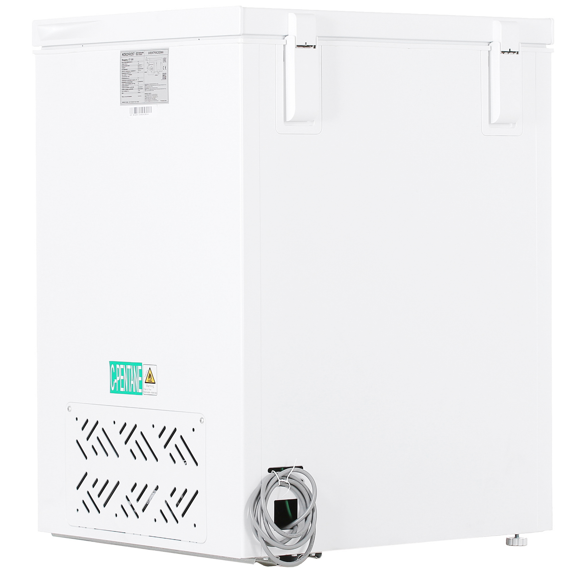 5368261 Морозильный ларь Nordfrost CF200 белый STDN-0039585 - Вид №4