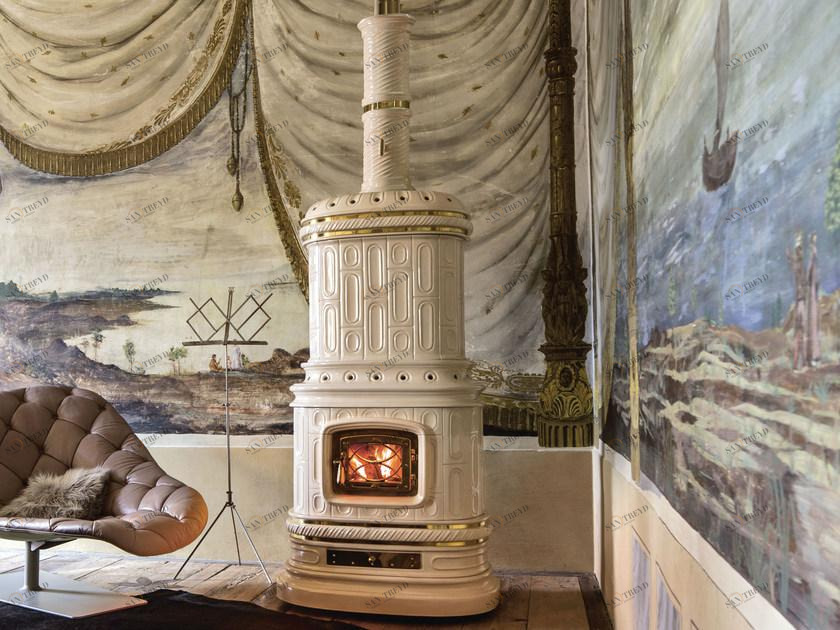 Sergio Leoni Дровяная керамическая печь-накопитель Viennese sun-id-1376783