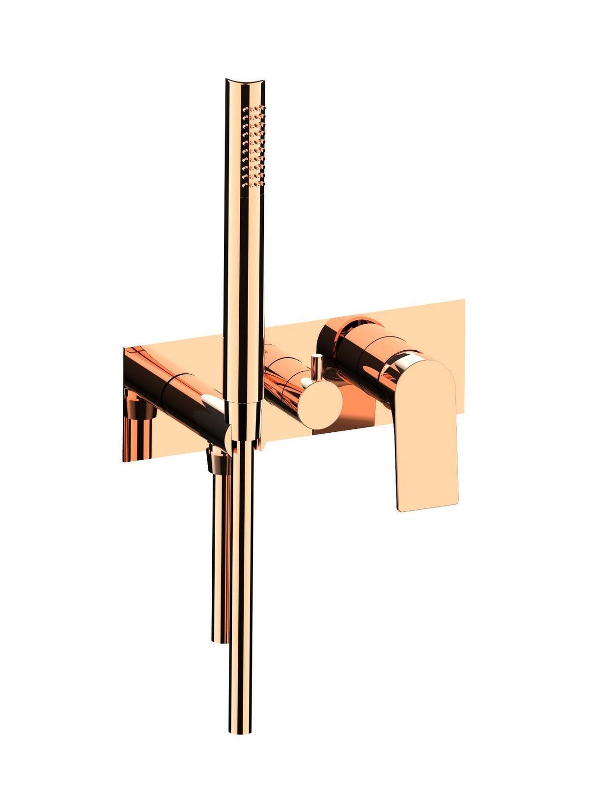 Однорычажный смеситель для душа с 3 отверстиями и ручным душем Rubinetterie Frattini отдельная эстетика ARCH-00018219 - Вид №6