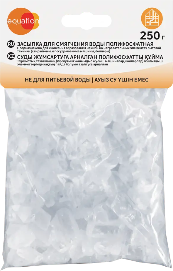 Equation полифосфатная засыпка для защиты техники от накипи 250 г 84347742