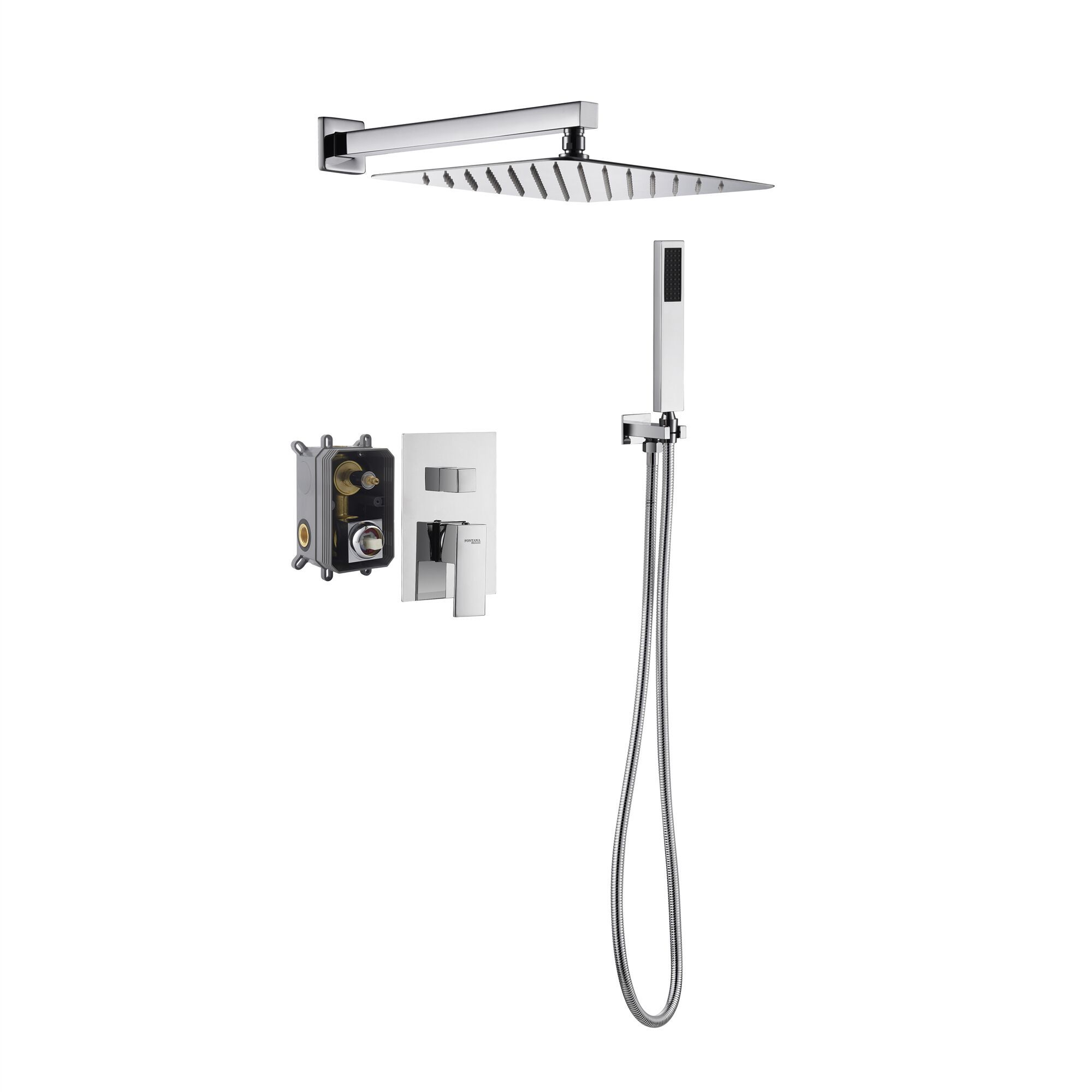 Однорычажный смеситель для душа с ручным душем Fontana Showers LUCE ARCH-00035980 - Вид №2