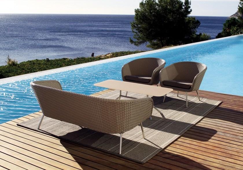 FueraDentro Прямоугольный садовый стол из стали Shell sun-id-1461000 - Вид №2