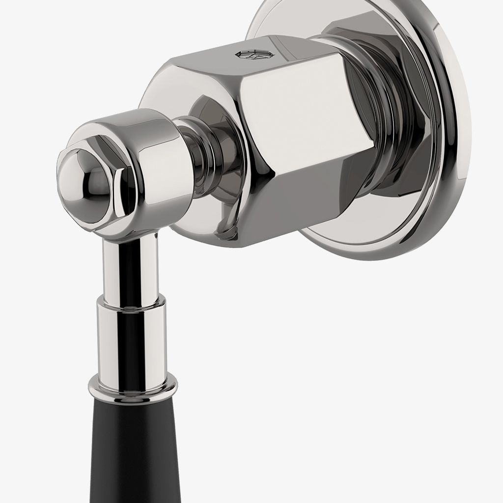 RGVC10 Облицовка клапана регулировки объема регулятора с черной ручкой рычага Waterworks  - Вид №1